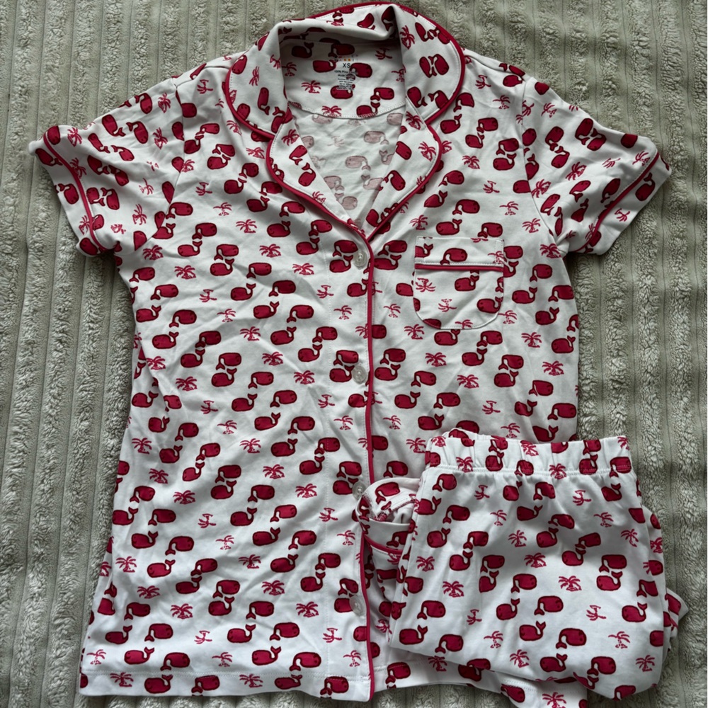 Pink Roller Rabbit Moby Polo Pajamas